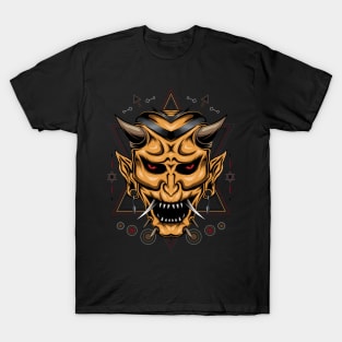 Devil mask illustration T-Shirt